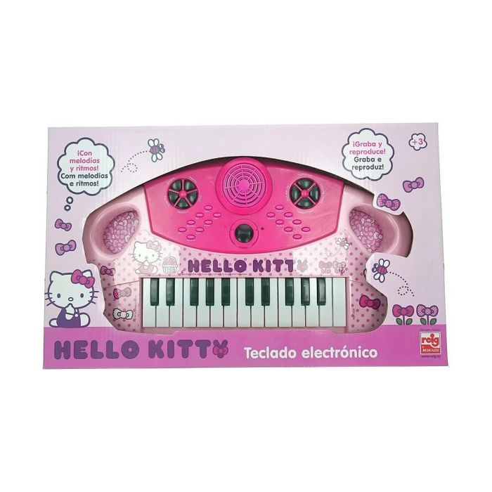 Piano Electrónico Hello Kitty Rosa 5