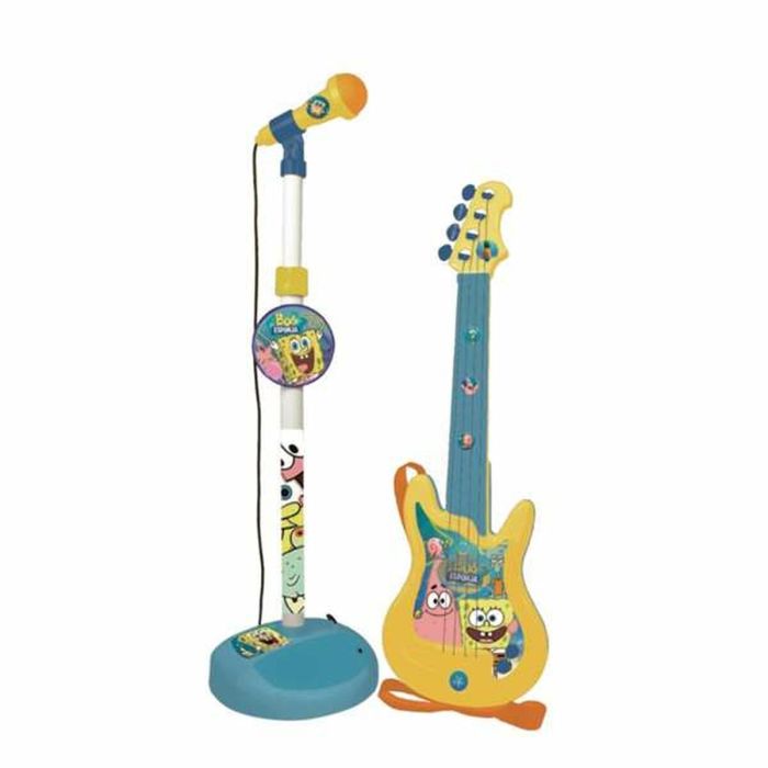 Guitarra Infantil Spongebob Micrófono Karaoke 1