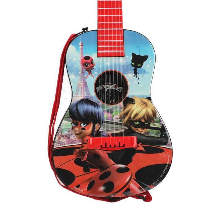 Guitarra Infantil Lady Bug Rojo 2