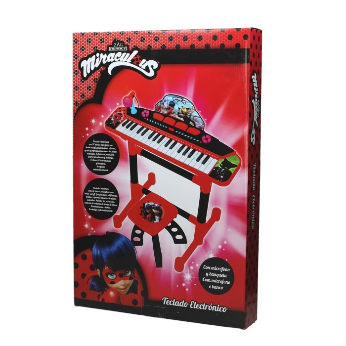 Piano Electrónico Lady Bug Rojo 1