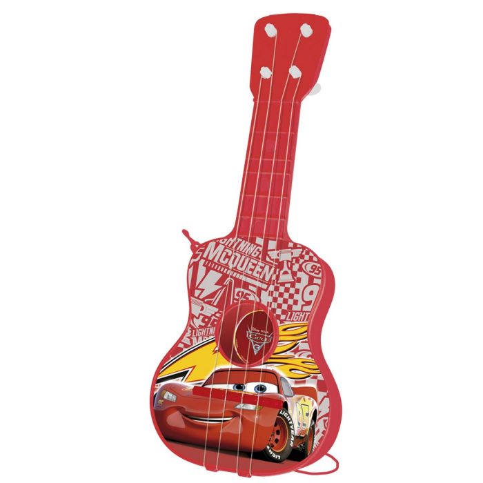 Juguete Musical Cars Guitarra Infantil Rojo 