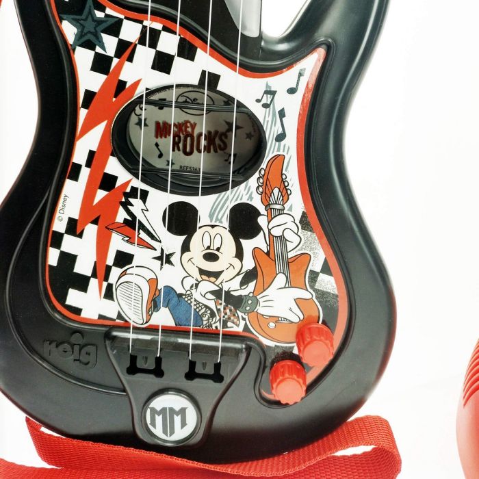 Set musical Mickey Mouse Micrófono Guitarra Infantil 5