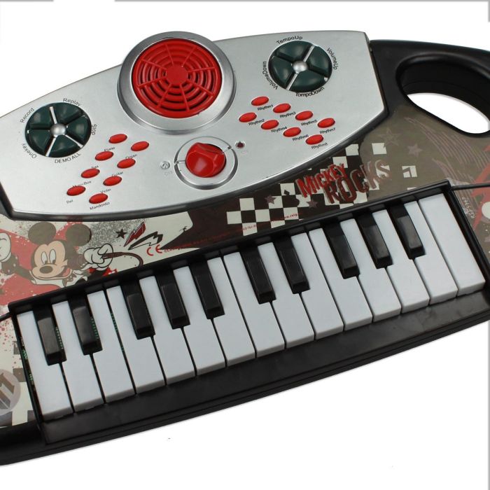 Piano de juguete Mickey Mouse Piano Electrónico (3 Unidades) 2