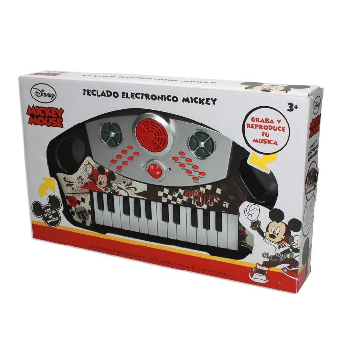 Piano de juguete Mickey Mouse Piano Electrónico (3 Unidades) 1