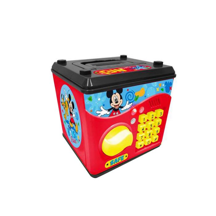 Hucha Mickey Mouse Musical Mickey Mouse 14 cm Rojo