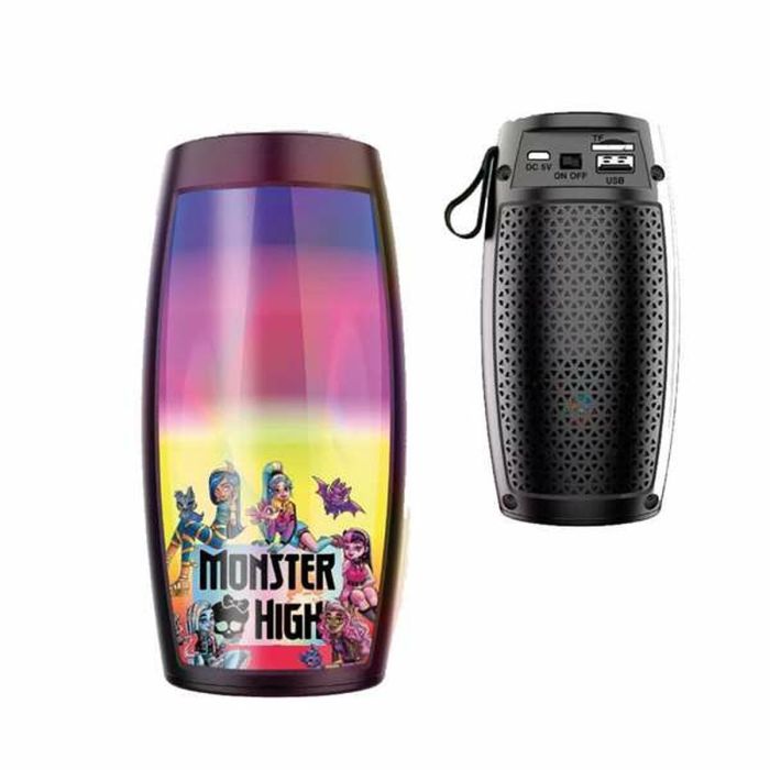 Altavoz bluetooth monster high con entrada usb y potencia 5v.15x7.3x7.3 cm