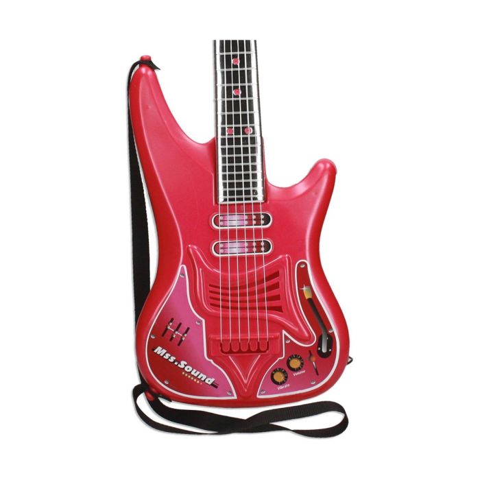 Guitarra Infantil Reig Micrófono Rojo 6