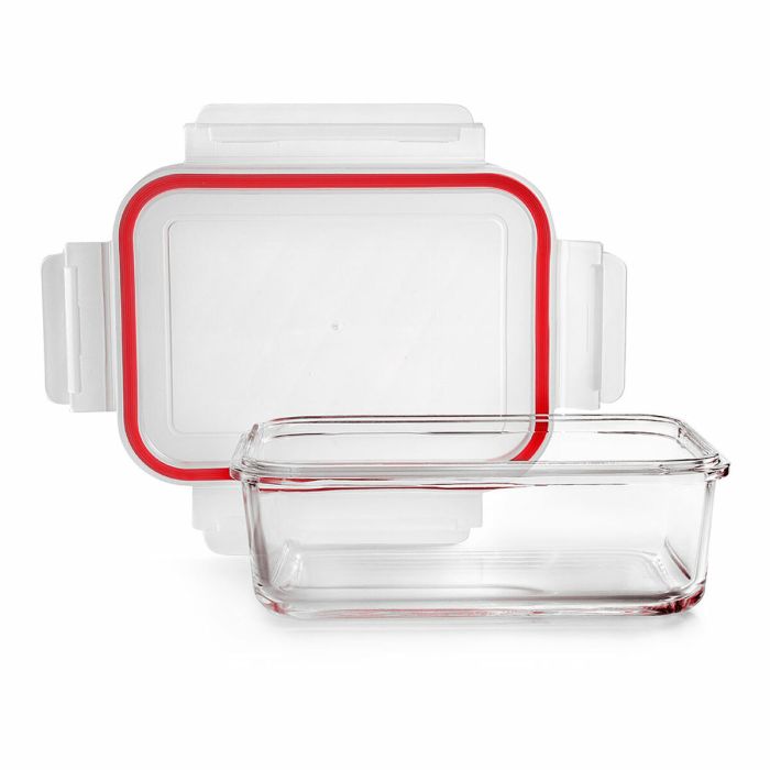 Fiambrera Ibili 754704 Vidrio de Borosilicato Rectangular 400 ml 10 x 15 x 5 cm 1