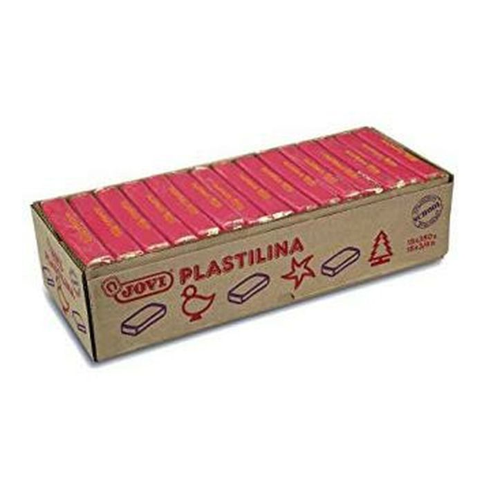 Caja 15 Pastillas Plastilina 350 G - Rojo Jovi 7205