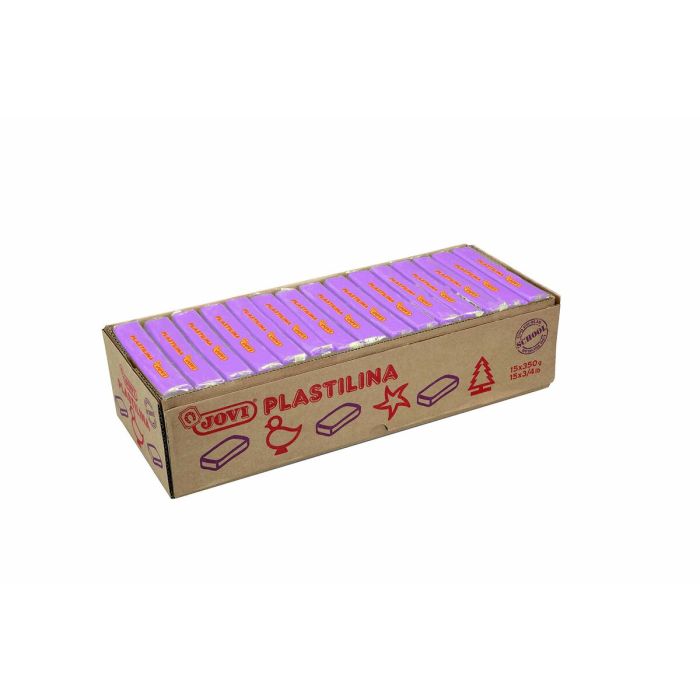 Caja 15 Pastillas Plastilina 350 G - Lila Jovi 7214