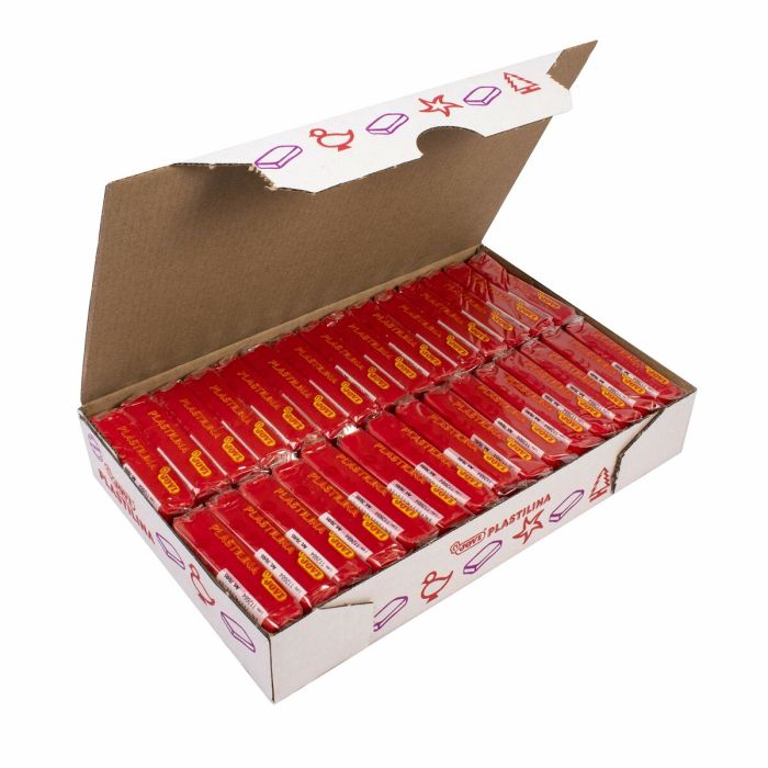 Jovi Plastilina School Caja 30 Pastillas 50 gr Rojo