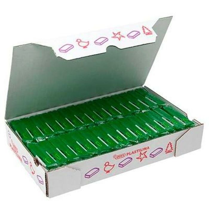 Jovi Plastilina School Caja 30 Pastillas 50 gr Verde Oscuro