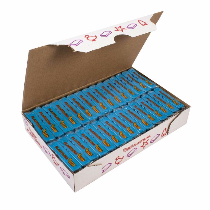 Jovi Plastilina School Caja 30 Pastillas 50 gr Azul Claro