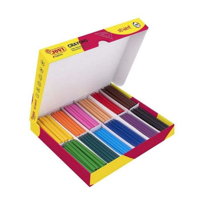 Ceras de colores Jovi Plasticolor 300 Unidades Caja Multicolor 5