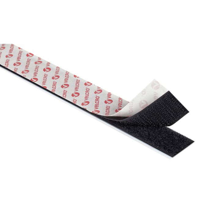 Cinta de Doble Cara Velcro Negro 20 mm x 25 m 5