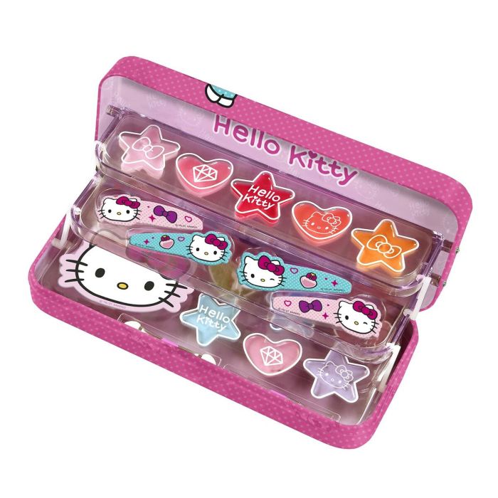 Set de Maquillaje Infantil Hello Kitty Hello Kitty Plumier Alumino Maquillaje 18 Piezas 1