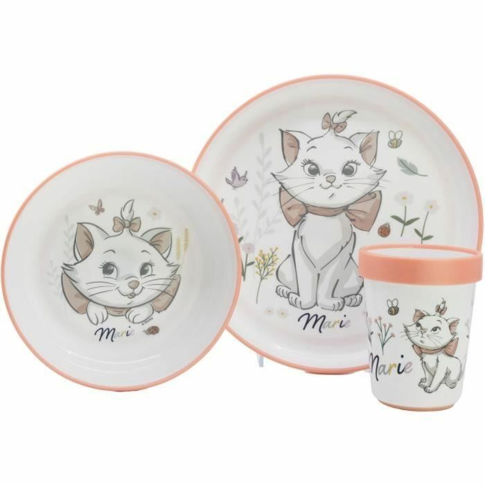 Set de comida THERMOBABY ARISTOCHAT 3 piezas: Plato, bol y taza