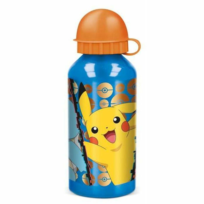 Botella de Agua Pokémon Pikachu Aluminio (400 ml)