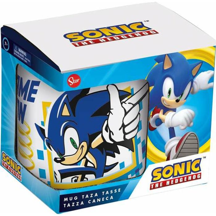 Taza de Cerámica Sonic 325 ml Infantil Cerámica