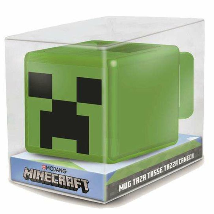 Taza con Caja Minecraft Cerámica 360 ml