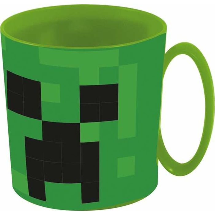 Taza Mug Minecraft Creeper Verde 350 ml Polipropileno