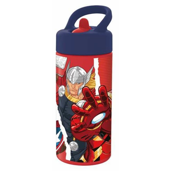 Botella de Agua The Avengers Infinity Rojo Negro (410 ml)