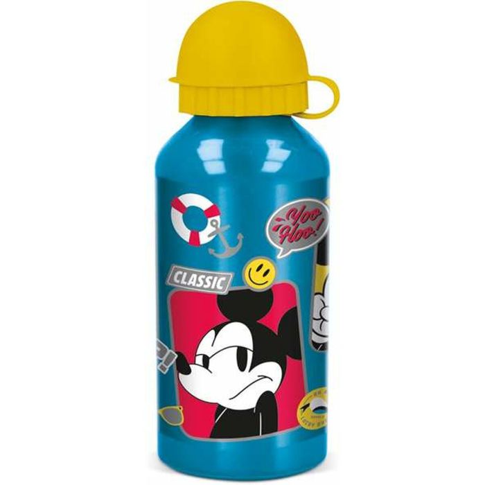 Botella de aluminio mickey mouse fun-tastic 400 ml.