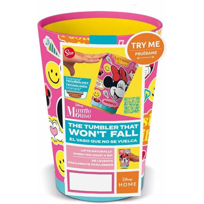 Vaso Minnie Mouse Flower Power 470 ml Plástico 1