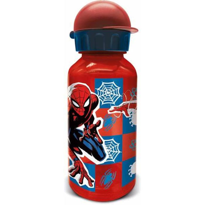 Botella Spider-Man Arachnid Grid 370 ml Infantil Aluminio