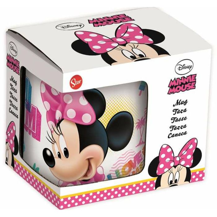Taza de Cerámica Minnie Mouse 325 ml Infantil Cerámica