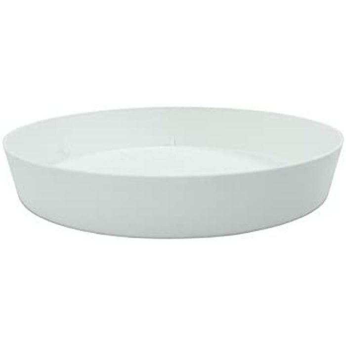 Plastiken Plato cuenco tes - Plato para maceta Ø28x4,4cm blanco polipropileno Plastiken Plato cuenco tes - Plato para maceta Ø28x4,4cm blanco polipropileno