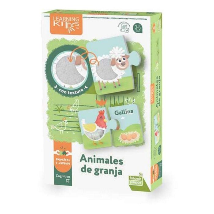 Juego Educativo Falomir 30020 Puzzle Animales (ES) 1