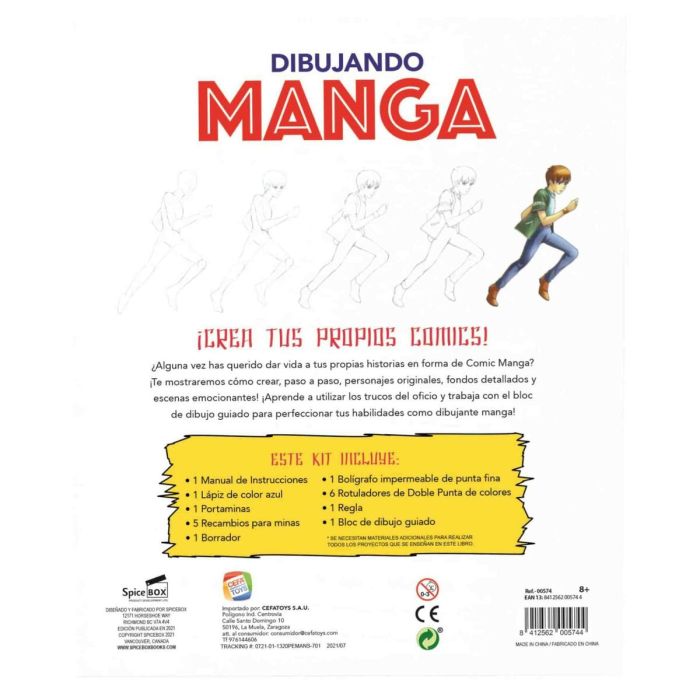 Set de Dibujo Cefatoys Manga 1 Set de Dibujo Cefatoys Manga 1