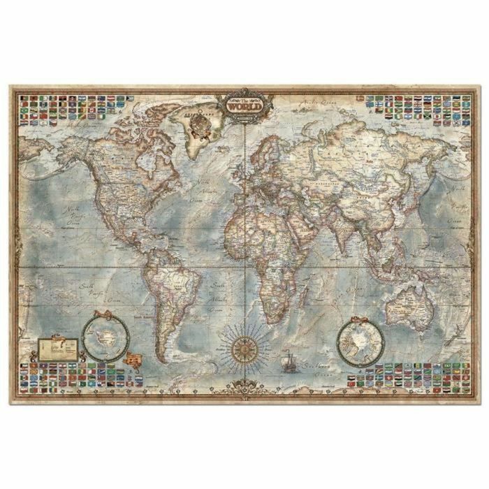 Puzzle Educa 14827 World Map 4000 Piezas 2