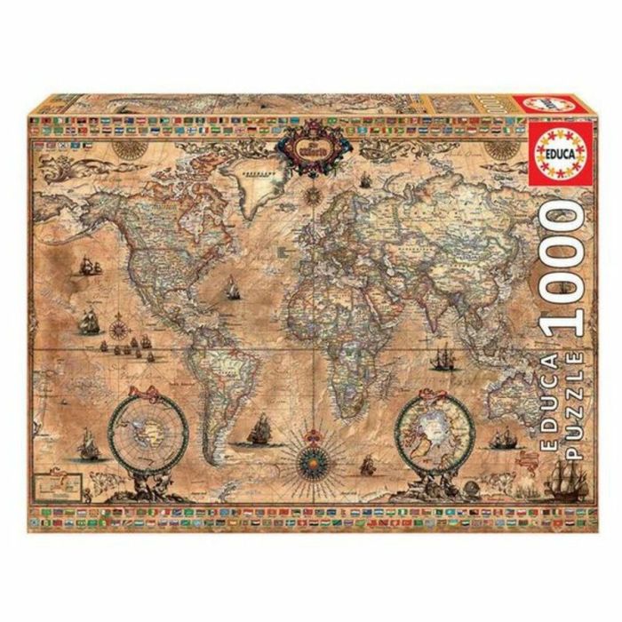 Puzzle 1000 Piezas Mapamundi 15159 Educa