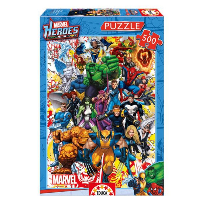 Puzzle 500 Piezas Heroes Marvel 15560 Educa