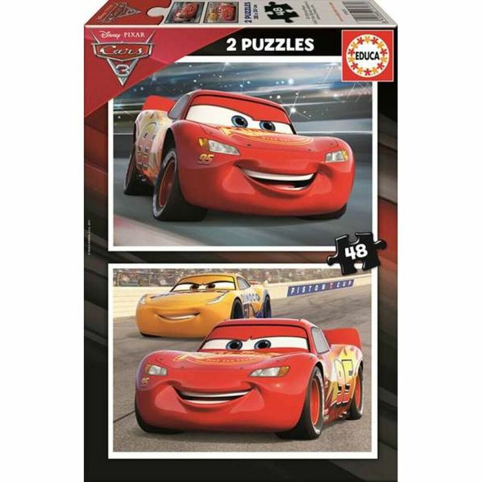 Puzzle Infantil 2X48 Cars 3 de 4-6 Años Educa Borras 17177