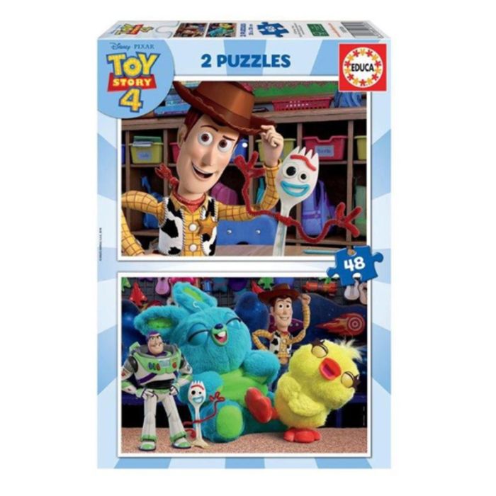 Set de 2 Puzzles Toy Story Ready to play 48 Piezas 28 x 20 cm