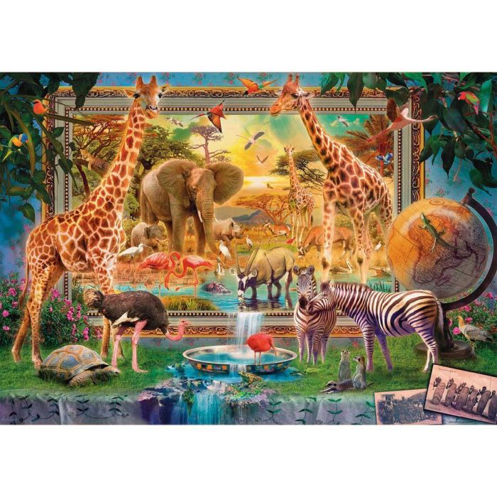 Puzzle Educa 19285 Savana Coming to Life 4000 Piezas 4