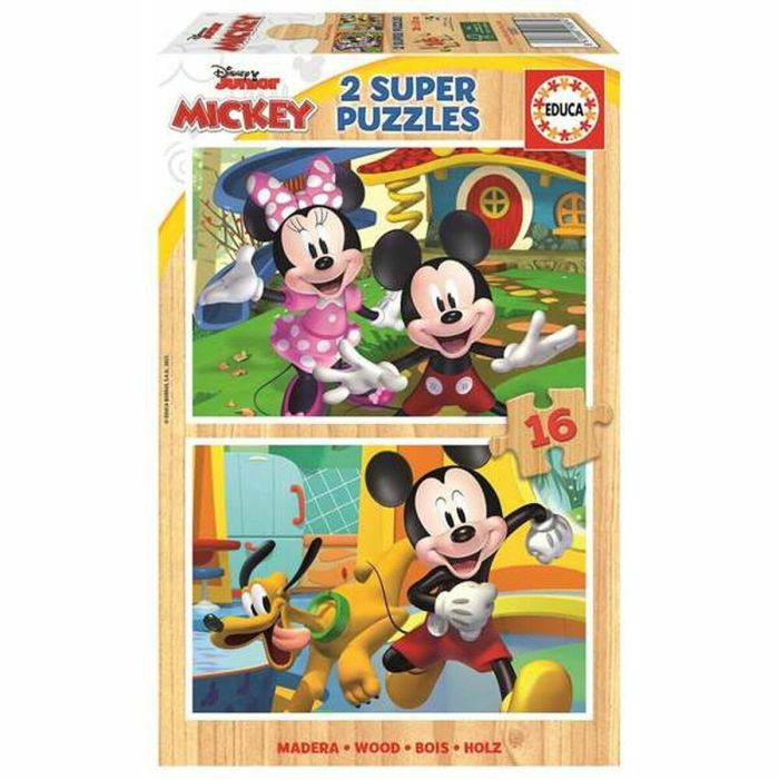 Puzzle mickey y minnie 2x16