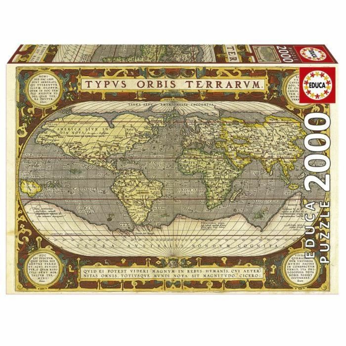 Puzzle Educa 2000 Piezas Mapa