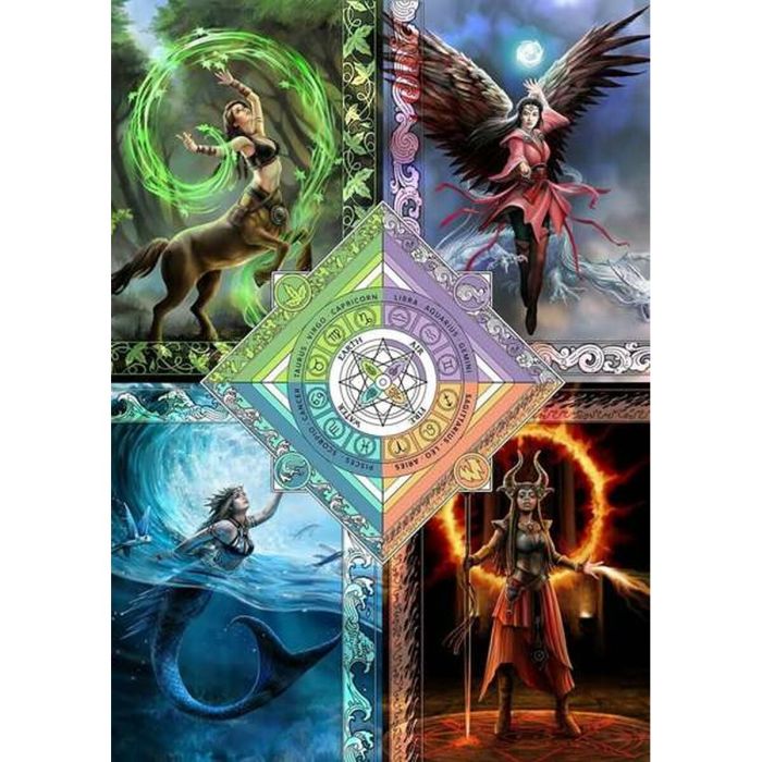 Puzzle 1500 piezas elemental magic star chart (anne stokes)