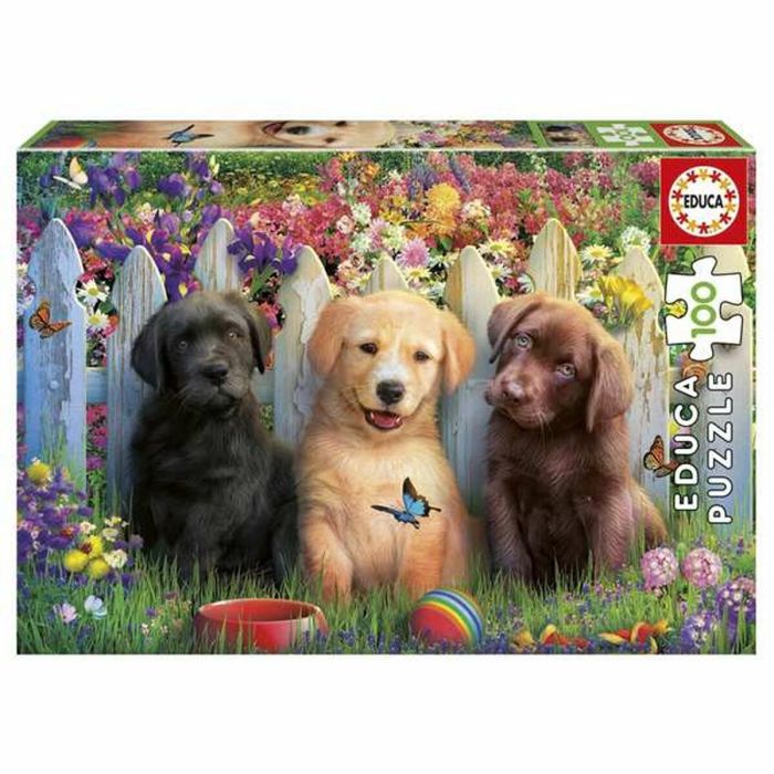 Puzzle 100 piezas perritos