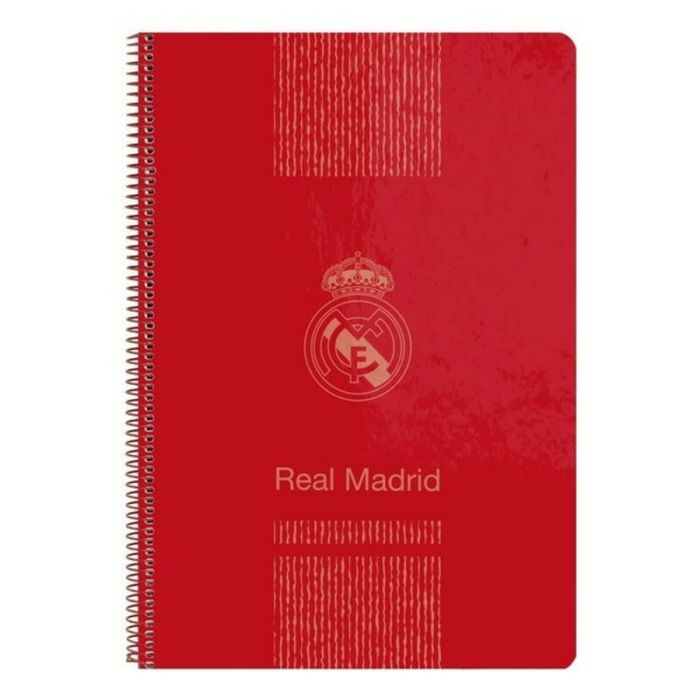 Libreta de Anillas Real Madrid C.F. 511957066 Rojo A4 1