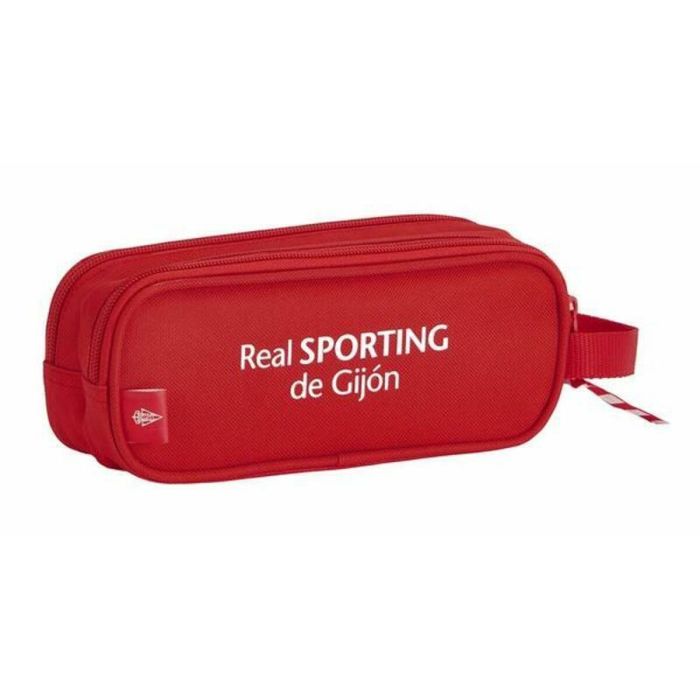 Neceser Escolar Real Sporting de Gijón Rojo 21 x 8 x 6 cm 4