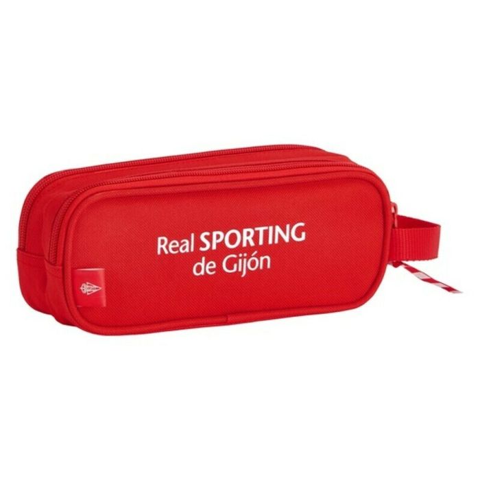 Neceser Escolar Real Sporting de Gijón Rojo 21 x 8 x 6 cm 2