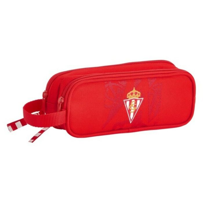 Neceser Escolar Real Sporting de Gijón Rojo 21 x 8 x 6 cm 1