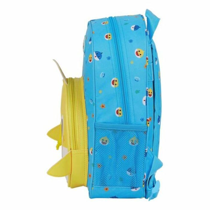 Mochila Infantil Baby Shark Azul claro 2