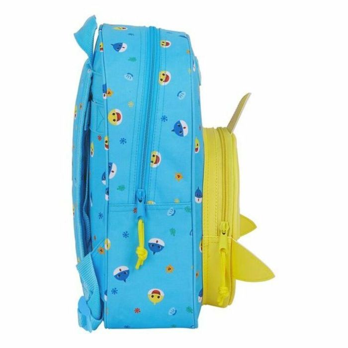 Mochila Infantil Baby Shark Azul claro 1