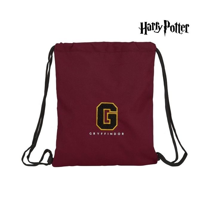 Bolsa Mochila con Cuerdas Harry Potter 612093196 Negro Granate